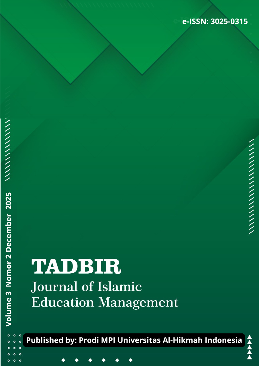 					View Vol. 3 No. 02 (2025): Tadbir
				